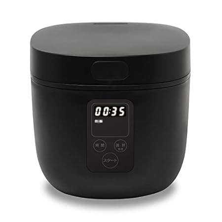 ROOMMATE 多機能炊飯器 4合炊き グルメ炊き ブラック RM-200H-BK