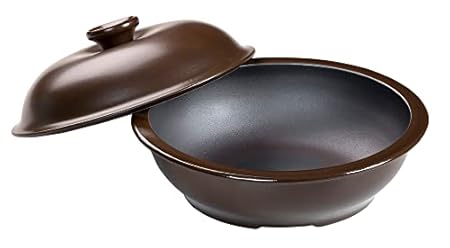 東彼セラミックス(Tohi Ceramics) 焼き芋鍋 電子レンジ調理 いもまる大 直径24.2×全高6.5×深さ6cm 日本製 TSM/PN103aa