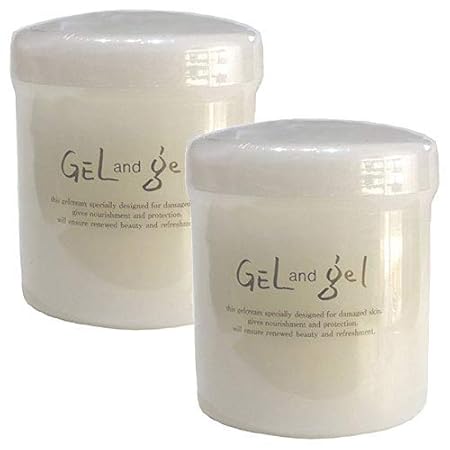 天然 ゲルアンドゲル ゲルクリーム 500g レギュラータイプ2個セット