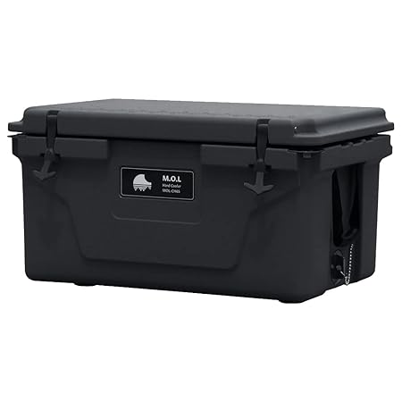 M.O.L 高耐久型 ハードクーラーボックス L 約59L MOL-CH65 チャコールブラック