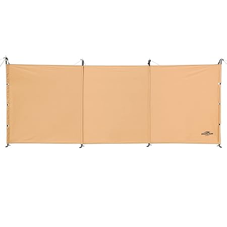 Soomloom陣幕 ウィンドスクリーン 風防 目隠し 風よけ 自由サイト間仕切り 横幕 連結可能 焚き火可 難燃 ポリコットンTC 遮熱性/耐火性/耐水性優れ アウトドア/キャンプ