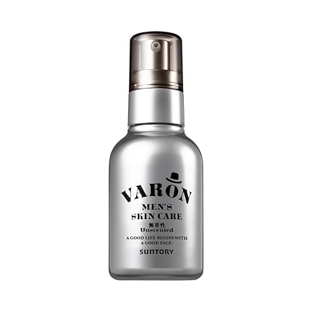 サントリー VARON ヴァロン オールインワン メンズ スキンケア 男性用化粧水 (Unscented, 120ml)