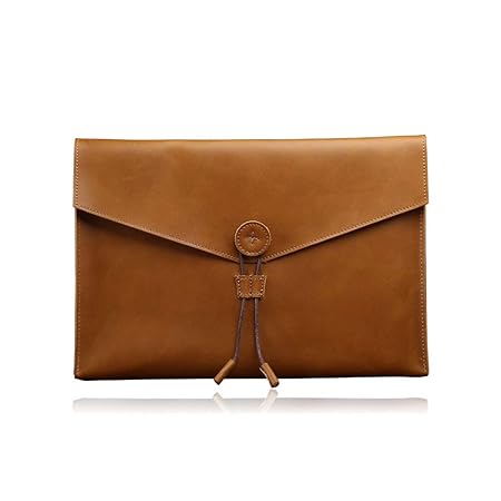 Whatnaセカンドバッグ メンズ クラッチ バッグ 厚手本革 牛革 A4 ファイルバッグ 封筒袋 ジュアル フォーマル 冠婚葬祭 ビジネス バッグ 手持ちバッグ 紳士用 男性用 ブラウン 茶 ワインレッド S121