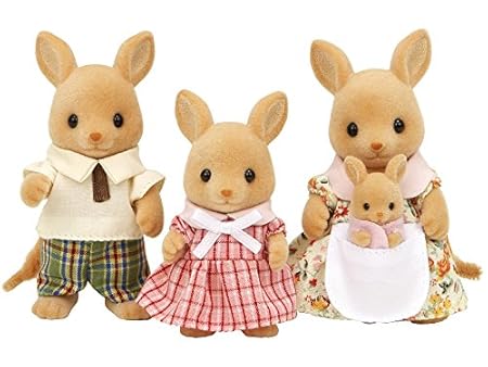 シルバニアファミリー 人形 【 カンガルーファミリー 】 FS-03 STマーク認証 3歳以上 おもちゃ ドールハウス Sylvanian Families エポック社 EPOCH