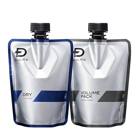 スカルプD シャンプー メンズ つけかえ用 ドライ2点セット (シャンプー コンディショナー セット) 乾燥肌用 アミノ酸 日本製 医薬部外品 アンファー