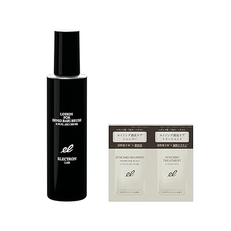 【公式】 エレクトロン デンキバリブラシ ローション 200ml (サンプルパウチ付き)