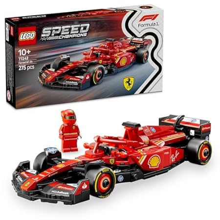 レゴ(LEGO) スピードチャンピオン Ferrari SF-24 F1(R) レースカー おもちゃ 玩具 誕生日 プレゼント ブロック 男の子 女の子 子供 10歳 11歳 12歳 小学生 乗り物 車 ミニカー 77242