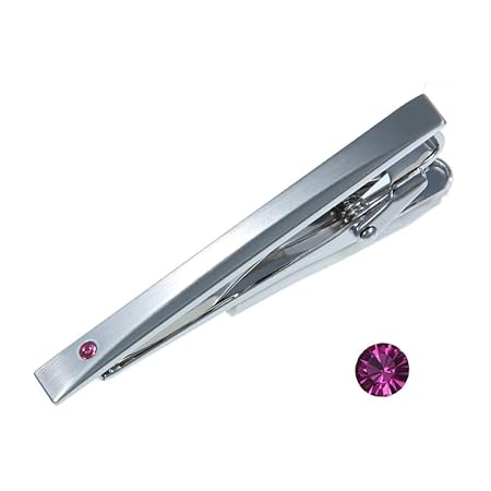 HYBRIDWORKS クリスタル タイピン 7月 メンズ (スワロフスキー社製クリスタル) ネクタイピン