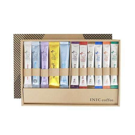 INIC coffee グランドスイートコーヒーギフトセット スティック 42本【11種のスティックコーヒーギフト】【パウダーコーヒーの最高峰】【世界のバリスタチャンピオンも採用の味わい】