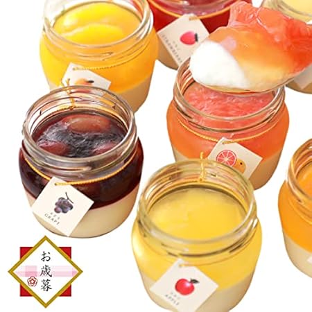 菓匠もりん 彩果の恵み (生チーズケーキ + まるごと果肉ゼリーの贅沢2層) 8種の果物 12個入り お歳暮熨斗シール付き