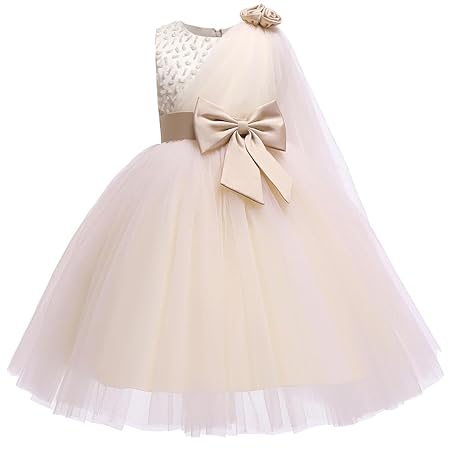 (フォーペンド DR89 子供の発表会のドレス 女の子 花付きフォーマル 結婚式 子供服110 120 130 140 150 cm プリンセスドレス