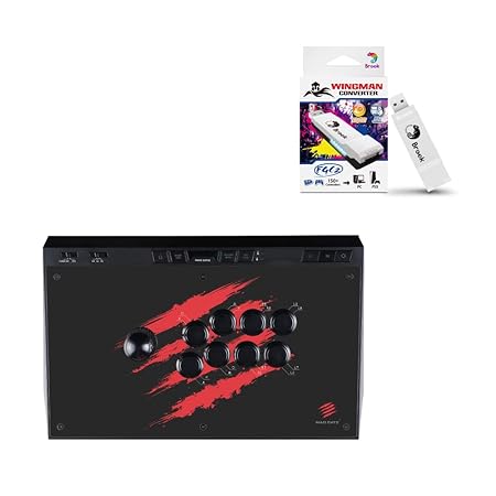 Mad Catz マッドキャッツ E.G.O. Arcade Stick 日本限定デザイン 国内正規品 2年保証 PS4 Nintendo Switch Xbox One Windows 対応 (コンバーターセット)