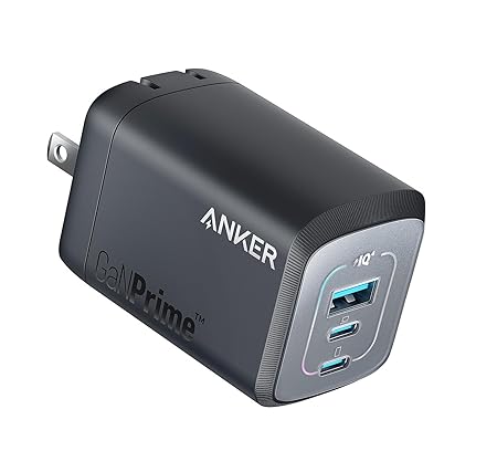 Anker Prime Wall Charger (100W, 3 ports, GaN) (ブラック)