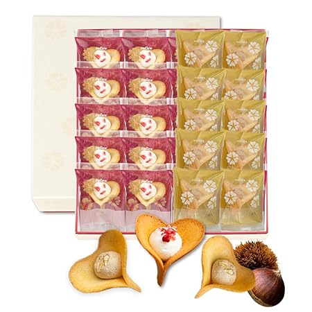 KINEEL ルフル20個入(バニラ・マロン/ハロウィン お歳暮 お菓子 洋菓子 スイーツ ラングドシャ ギフト お祝い お返し 手土産 詰め合わせ 個包装