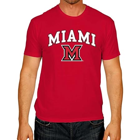 Campus Colors NCAA 大人用 Gameday コットンTシャツ, レッド, Medium