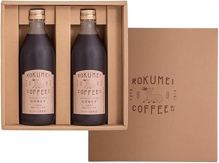 ロクメイコーヒー コーヒーギフト カフェベース 2本 - ハニー 2本 - プレゼント (のし無し) カフェオレベース