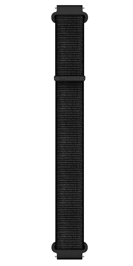 GARMIN(ガーミン) Quick Release UltraFit Nylon バンド 18mm Black 【日本正規品】