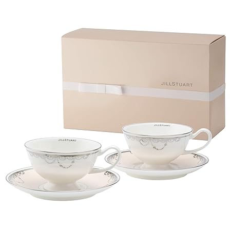 ジルスチュアート(JILL STUART) カップ ソーサー セット 200cc 2客セット ティー コーヒー 兼用 日本製 51852-23116