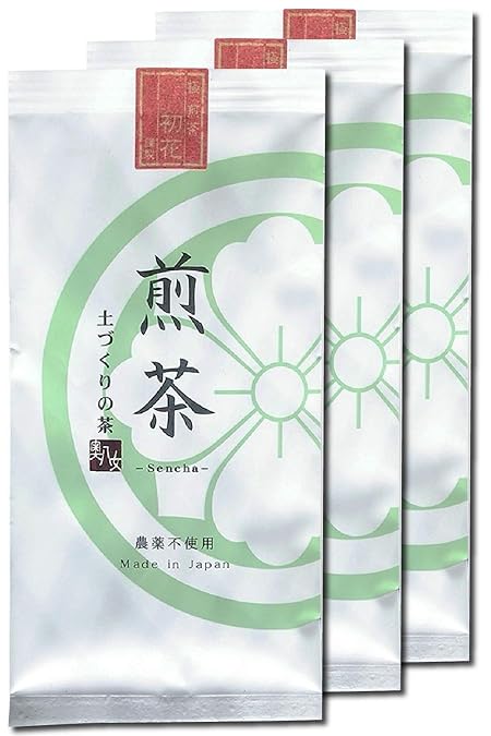 【農薬不使用八女茶 極 煎茶 初花】 新茶 EU残留農薬適合茶 2020 新茶 緑茶 茶葉 八女茶 ギフト 健康 80g (3)