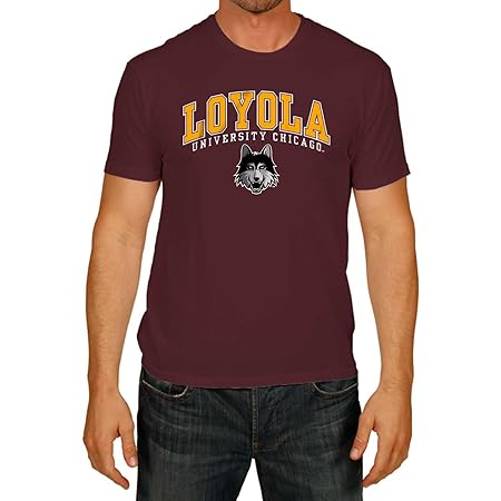 Campus Colors NCAA 大人用 Gameday コットンTシャツ, マルーン, Medium