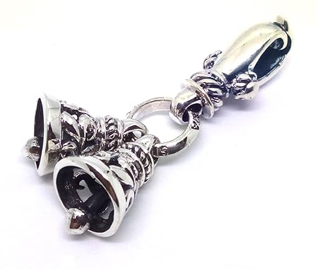 「FORTUNA」ツインクレーンベルのシルバー925キーホルダー・チャーム