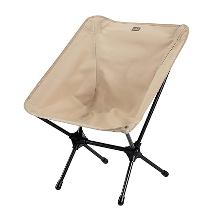 BUNDOK(バンドック)ポータブル チェア ベージュ BD-112BE 簡単組立 レジャー コンパクト収納