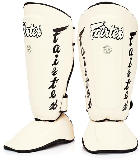 Fairtex SP7 ムエタイ シンガード レガース Sサイズ ホワイト