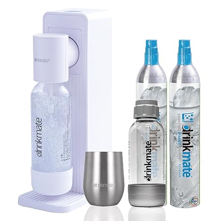 【ドリンクメイト公式 Shop 限定】Series560 スターターセット ” 超特別 オリジナルセット” ホワイト(予備用60Lガスシリンダー・専用Sボトル・ ステンレスタンプラーが標準セット)…