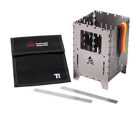 Bushcraft Essentials アウトドアクッカー ブッシュボックス XL チタン製 焚火台