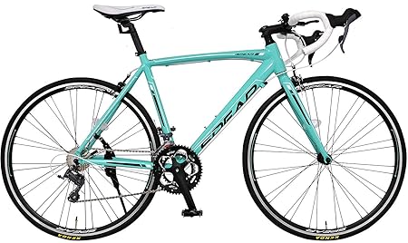 SPEAR (スペア) ロードバイク アルミフレーム シマノ製 16段ファイアウォール SPR-7016 ディレーラー シマノ製クラリス デュアルコントロールレバー 初心者付