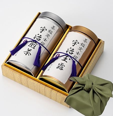 きよ泉 敬老の日 宇治茶ギフト 150g×2 玉露 煎茶 風呂敷包み 宇治茶 高級ギフト 緑茶セット 茶葉 一番茶 お茶ギフト 土産 贈り物