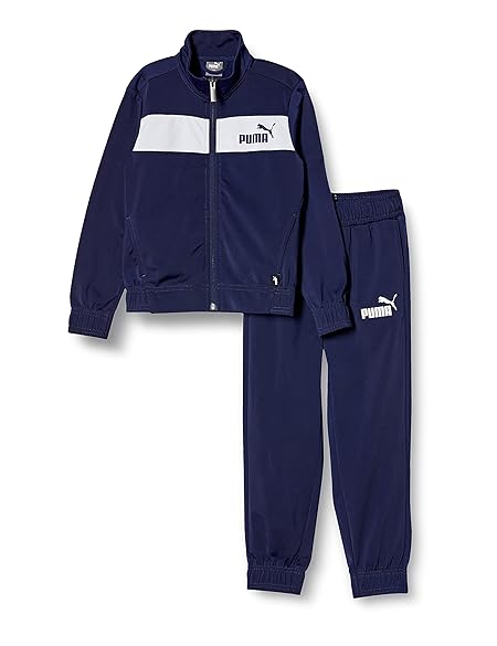 PUMA(プーマ) ジャージ 上下セット 部活 スポーツ トレーニング ポリスーツ 846563 キッズ 24年秋冬カラー ピーコート(06) 140