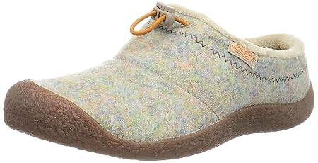 KEEN (キーン) レディース ハウザー 3 スライド カジュアルスリッパ, マルチ/デザートサン, 5