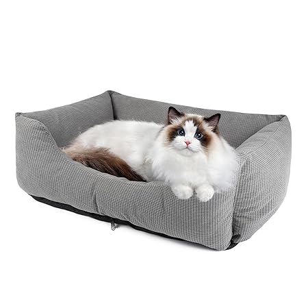 Alien Pet 猫 犬 ベッド ふわふわ ペットベッド クッション ソファ 暖か ふわふわ 春夏秋冬 滑り止め 丸洗い オールシーズン 滑り止め 嚙みつきに強い(S)