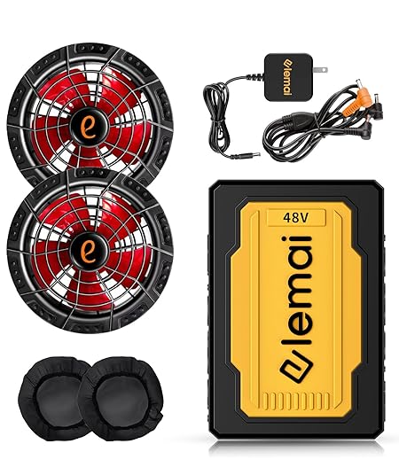 【妥協なき暴風 48V最強進化】2025新型ファンバッテリーセット 2種類モード搭載 PSE認証済 作業服専用 大容量 急速充電 熱中症対策 暑さ対策グッズ