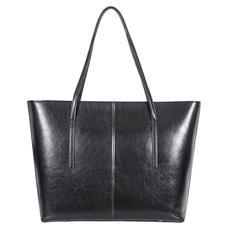 Kyoei-Tech トートバッグ レディース 本革トートバッグ レザー ハンドバッグ ビジネスバッグ 肩掛け シンプル A4 軽量 770g 大容量 台形 通勤 進学 仕事用 防水 持ちやすい オフィス お出かけ デート 多くのシーンに通用