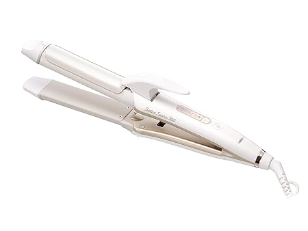 コイズミ ヘアアイロン 2WAY 34mm サロンセンス 300 シルキーモイスト 海外対応 ホワイト KHR-7610/W