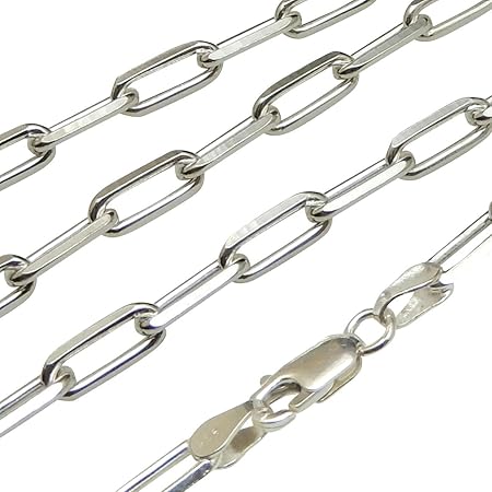 シルバー925 チェーン メンズ ネックレス シルバー 太い 5mm 50cm ホピチェーン シルバーネックレス メンズ シルバーチェーン ホピ族 ホピネックレス チェーン のみ 男性 銀 鎖 だけ