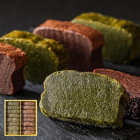 川本屋茶舗 CHAGASHIガトー チョコ お茶屋が作った 濃厚 抹茶ガトーショコラ スイーツ ギフト 保存料・着色料不使用 ギフトボックス (ショコラ&抹茶 16個)