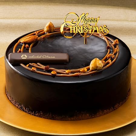 「ホテルオークラ」キャラメルダブルナッツショコラ お届け:12月24日 クリスマスケーキ 予約 2025
