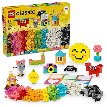 レゴ(LEGO) クラシック アイデアパーツ<ハッピーボックス> おもちゃ 玩具 誕生日 プレゼント ブロック 知育女の子 男の子 子供 5歳 6歳 7歳 8歳 ごっこ遊び おままごと 11042