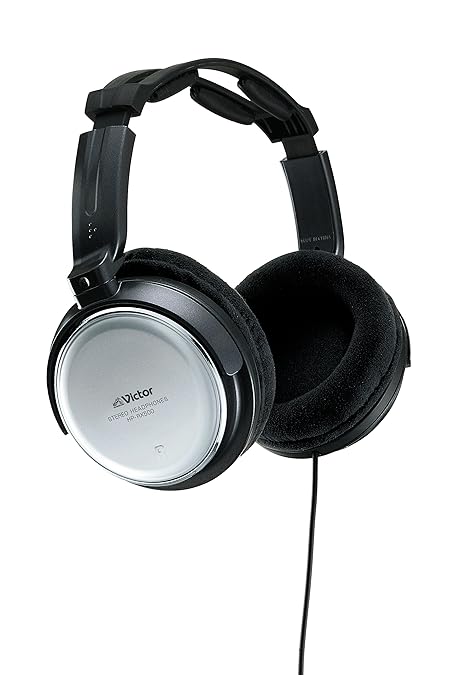 JVC 密閉型ステレオヘッドホン RX500 室内用(テレビ・ゲーム向け) 3.5m+延長1.5mコード付き HP-RX500