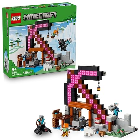 レゴ(LEGO) マインクラフト ツルハシ鉱山 おもちゃ 玩具 誕生日 プレゼント ブロック 男の子 女の子 子供 8歳 9歳 10歳 小学生 マイクラ Minecraft グッズ ゲーム 対戦 ロボット 21277