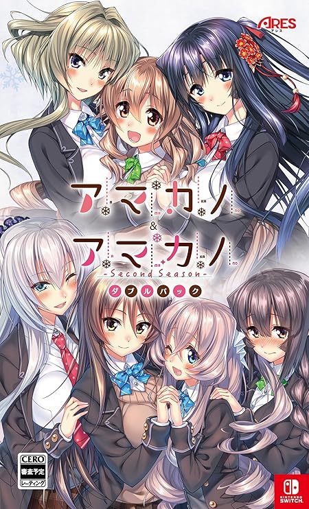 アマカノ&アマカノ ~Second Season~ ダブルパック -Switch 【Amazon.co.jp限定】キャラファインボード(P3サイズ) 同梱、デジタル壁紙セット ※有効期限切れのため入手不可・使用不可 & 【特典】Nintendo Switch『アマカノ』パッケージ、Nintendo Switch『アマカノ ~Second Season~』パッケージ、Lycee Overture ver.ネクストン 2.0 PRカード×2種 同梱