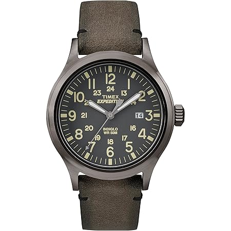 Timex メンズ エクスペディションスカウト 40 腕時計 Mens Standard ブラウン/グレー。