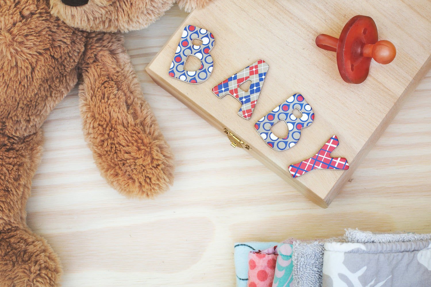 Baby clothing, gear, feeding supplies, and nursery products.