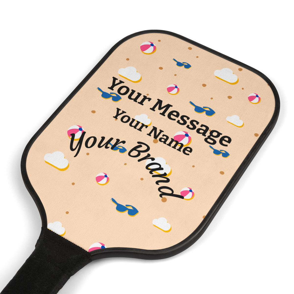 Personalized Pickleball Paddle Set with Custom Message and Name