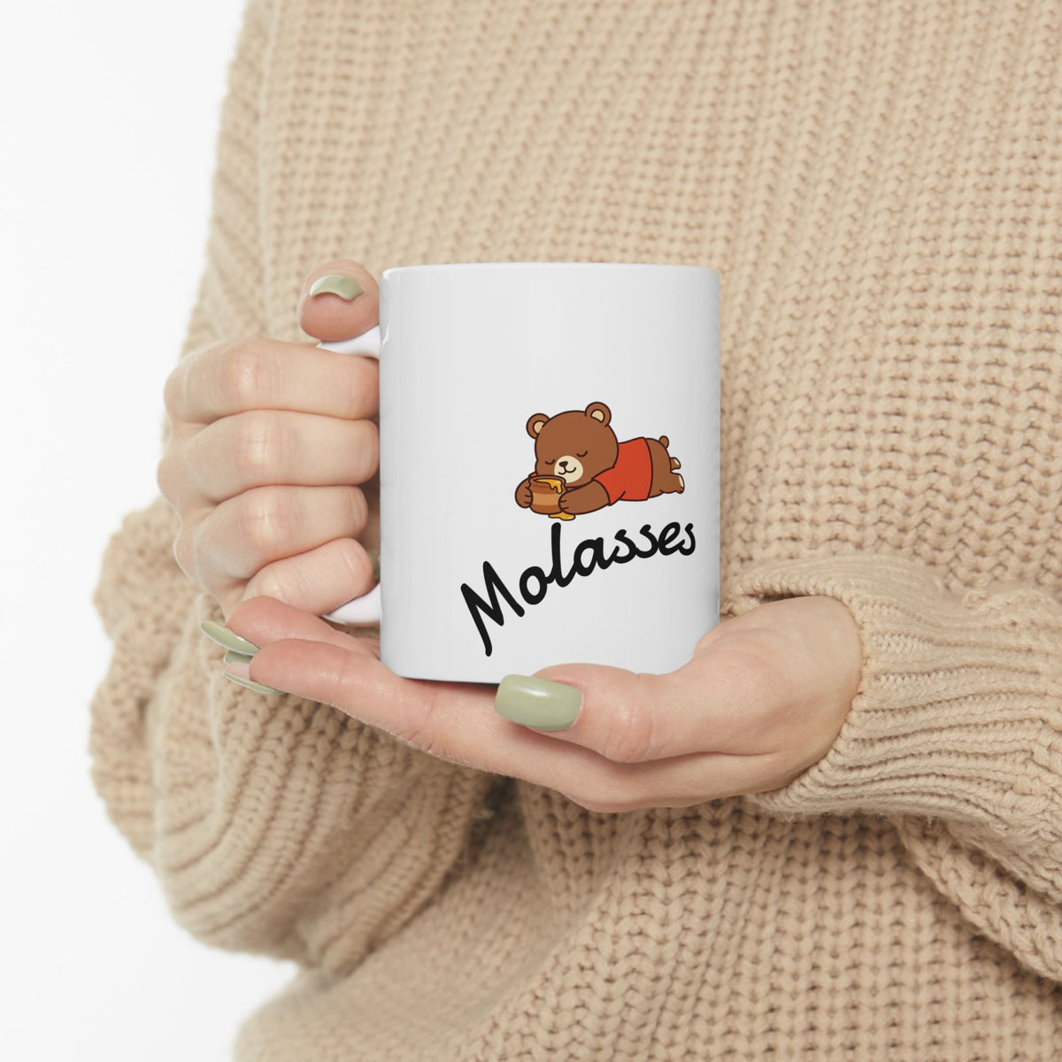 Customizable Bear Hugs Ceramic Mug – Add Your Name
