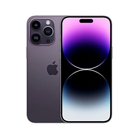 【整備済み品】 Apple iPhone 14 Pro Max 128GB ディープパープル SIMフリー 5G対応 (整備済み品)
