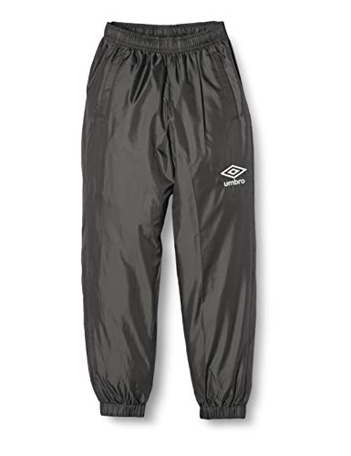 [アンブロ] ウィンドブレーカー サッカー ロングパンツ ピステパンツ 防風 はっ水 ジュニア キッズ 子供用 BLK2 150